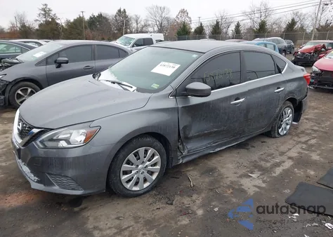 2016 Nissan Sentra S из США, поврежденный, VIN 3N1AB7AP4GY296551